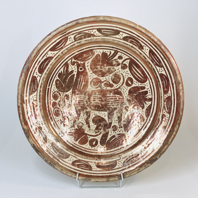 Manisès - Plat Hispano-mauresque - Fin du XVIIe siècle