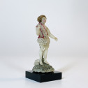 Verre filé de Nevers représentant Saint Jean Baptiste - XVIIIe siècle
