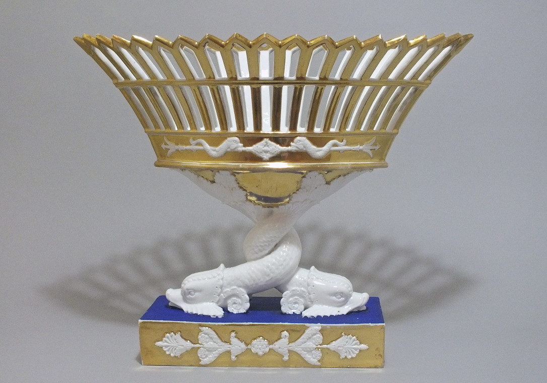 Paris - A pair of baskets dolphins - Empire period