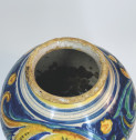 Caltagirone (Sicile) - Vase boule à décor floral - XVIIIe siècle