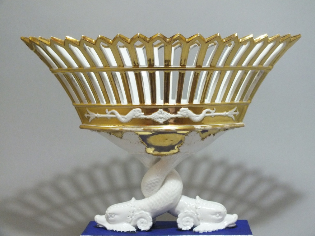 Paris - Paire de corbeilles aux dauphins - Époque Empire