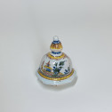 vase couvert en faïence de Rouen décor à la pagode - XVIIIe siècle