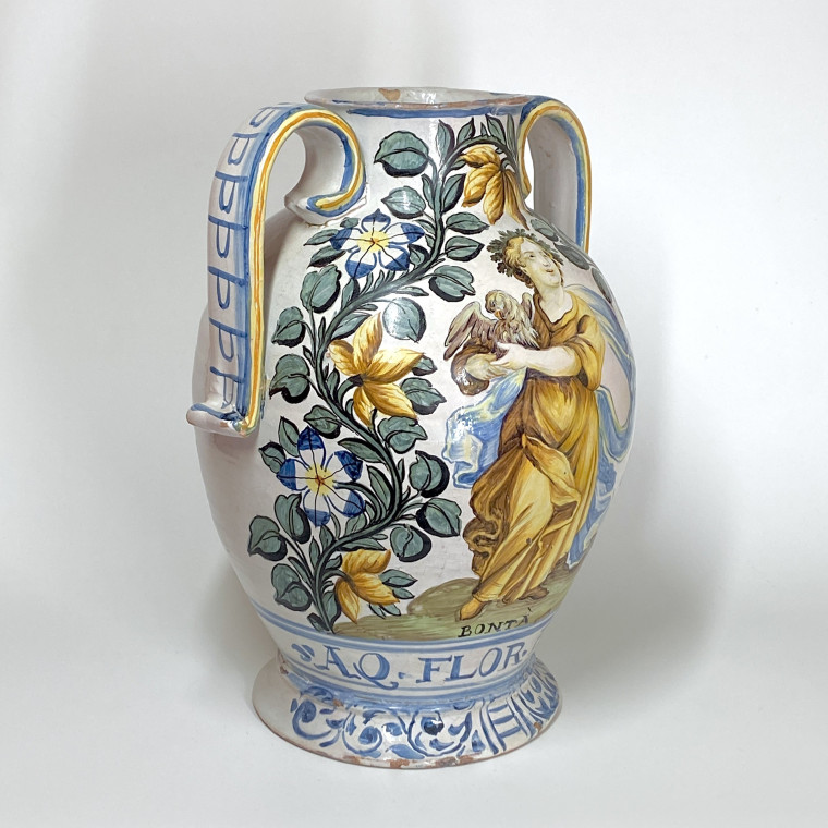 Castelli - Important vase d'apothicairerie - 1660-1690 - VENDU