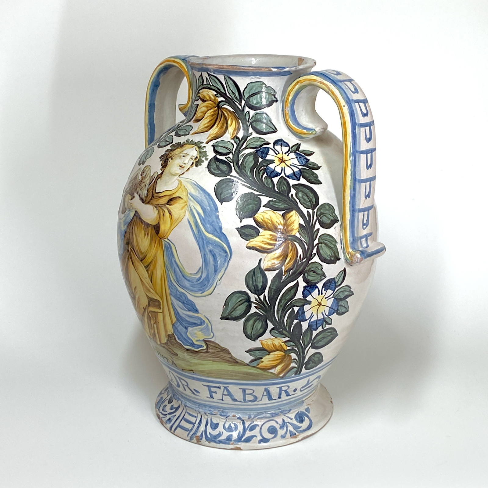 Castelli - Important vase d'apothicairerie - 1660-1690 - VENDU