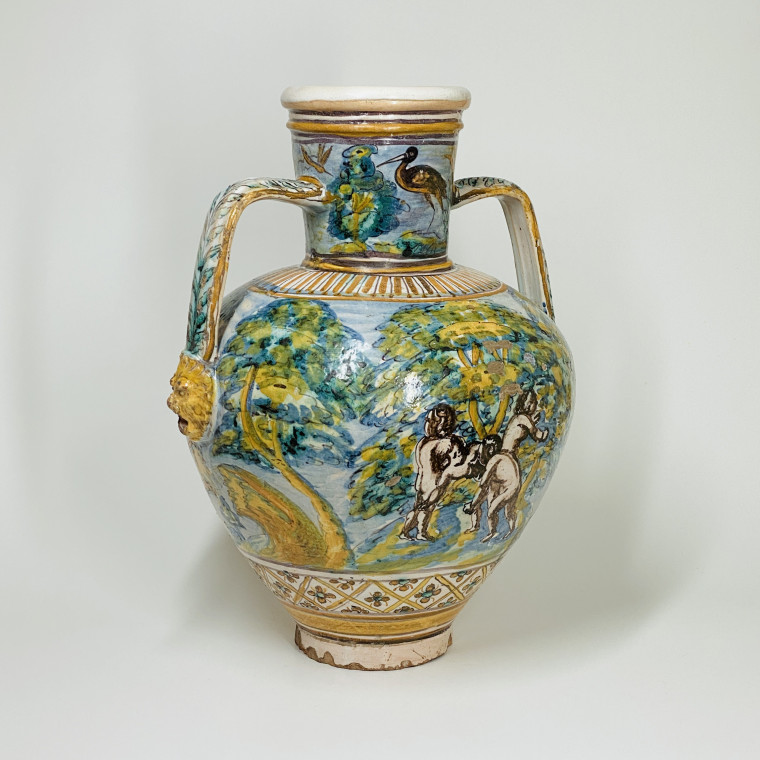 Talavera de la Reina (Tolède) - Grand vase d'apothicairerie - 1660-1690 - VENDU