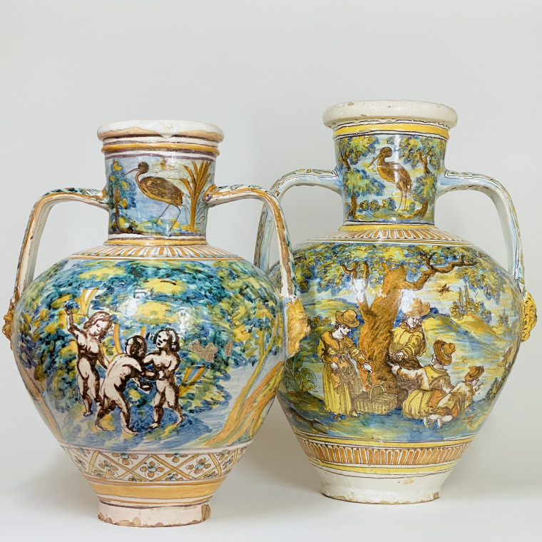 Talavera de la Reina (Tolède) - Grand vase d'apothicairerie - 1660-1690 - VENDU