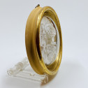 Médaillon en biscuit de Niderviller représentant un bouquet de fleurs - Daté 1818