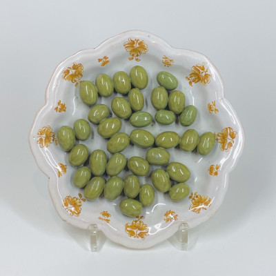 Assiette trompe l'oeil en faïence de Moustiers - XVIIIe siècle