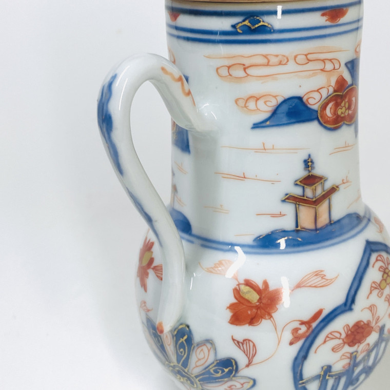 Verseuse en porcelaine de Chine à décor Imari - XVIIIe siècle