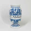 Pot canon en faïence de Moustiers - XVIIIe siècle - VENDU
