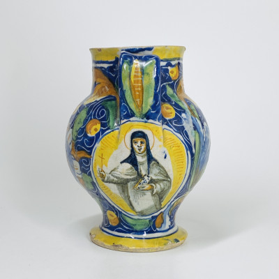 Chevrette d'apothicairerie en majolique de Venise - XVIe siècle - VENDU