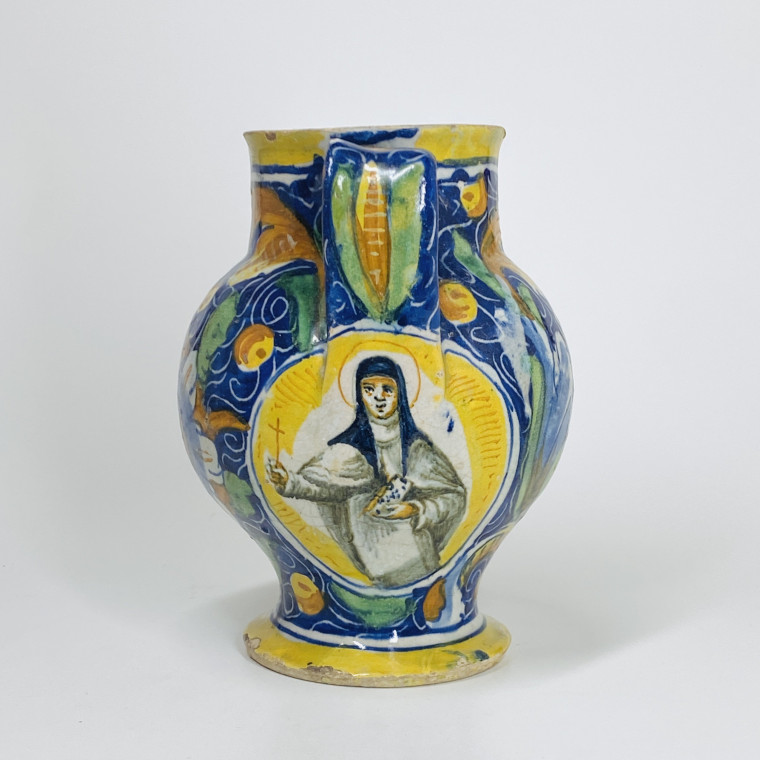Chevrette d'apothicairerie en majolique de Venise - XVIe siècle - VENDU