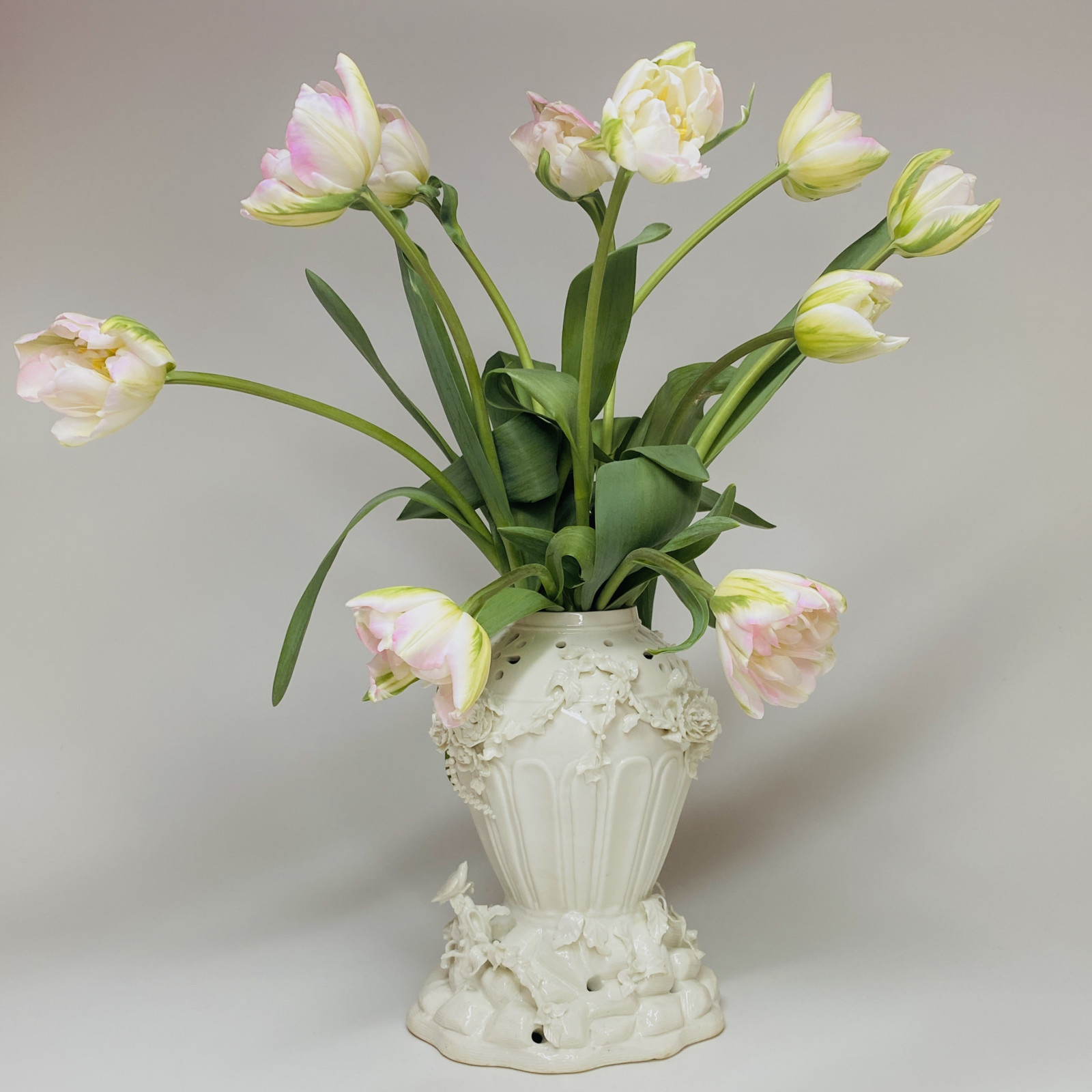 Saint-Cloud - Vase pot-pourri - XVIIIe siècle