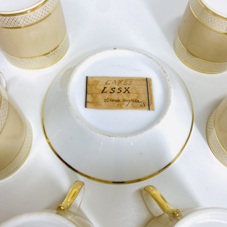 Paris - Manufacture de Dagoty - Service à café - Vers 1815-20
