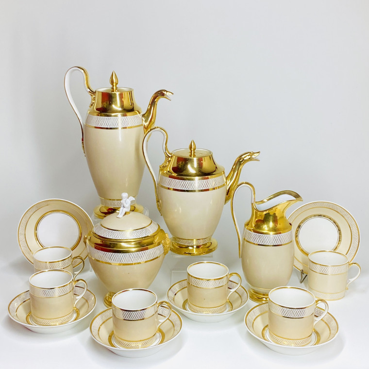 Paris - Manufacture de Dagoty - Service à café - Vers 1815-20