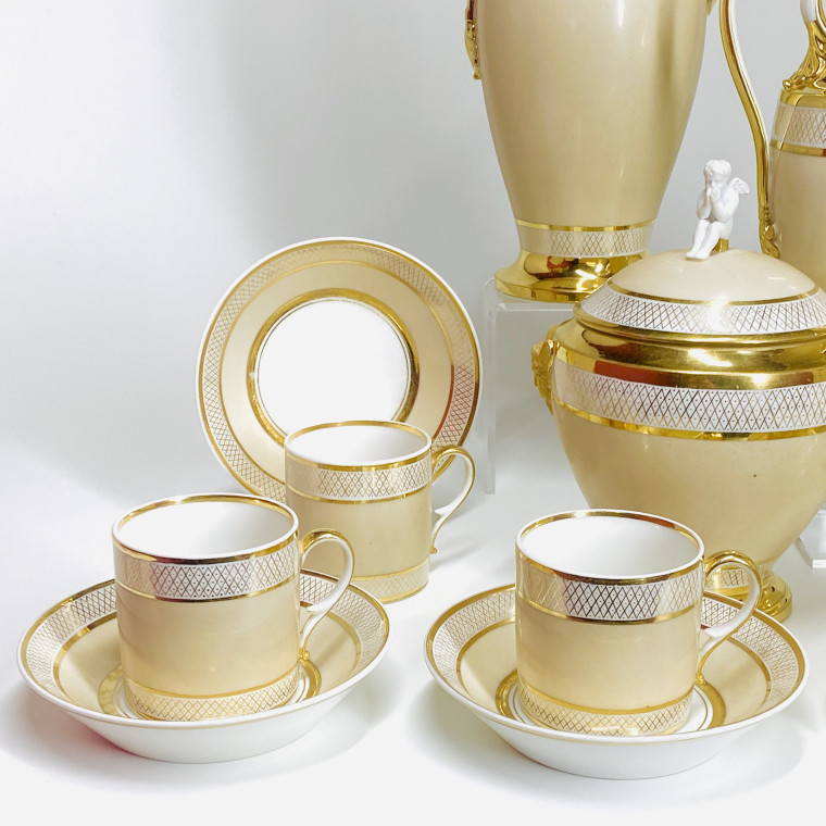 Paris - Manufacture de Dagoty - Service à café - Vers 1815-20