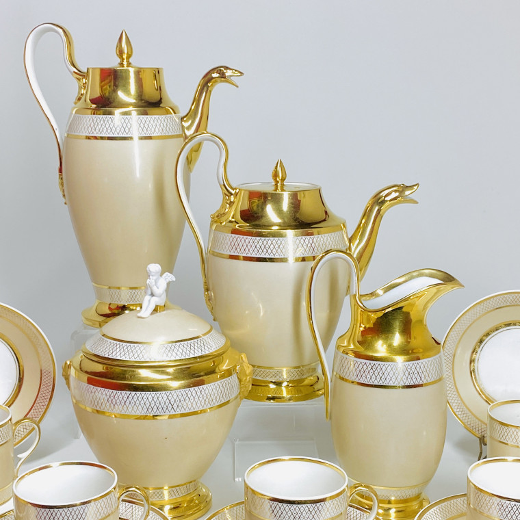 Paris - Manufacture de Dagoty - Service à café - Vers 1815-20