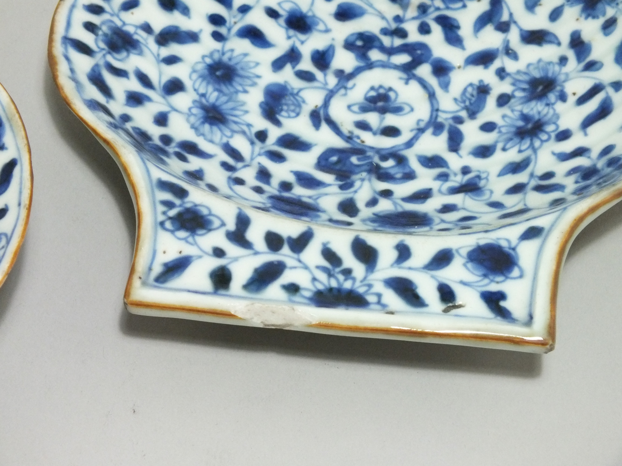 Chine - Paire de coquilles - Époque Kangxi
