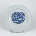 Assiette en faïence de Marseille - Saint Jean du désert - XVIIe siècle