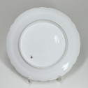 Suite de neuf assiettes en porcelaine de Bordeaux et deux sucriers - XVIIIe siècle