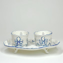 Porte huilier en porcelaine tendre de Chantilly - XVIIIe siècle