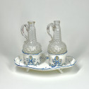 Porte huilier en porcelaine tendre de Chantilly - XVIIIe siècle