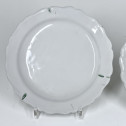 Paire d'assiettes en faïence de Marseille, manufacture Robert - XVIIIe siècle