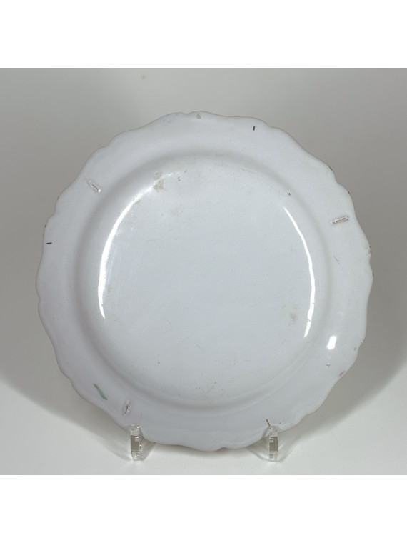 Assiette en faïence de Marseille - Manufacture de Robert - XVIIIe siècle