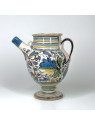 Lyon majolica pharmacy jar with rosette decoration - Sixteenth century