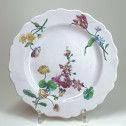Assiette en faïence de Marseille - Manufacture de la Veuve Perrin - XVIIIe siècle