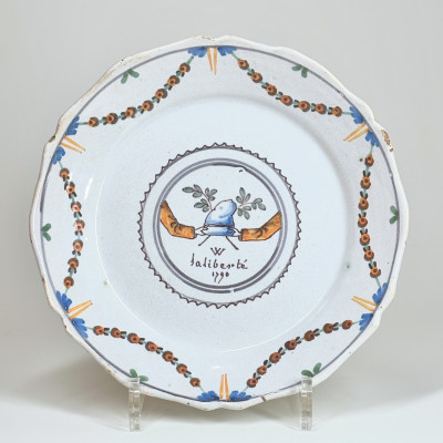 Rare Revolutionary Plate from Nevers - Eighteenth Century