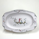 Plat en faïence de Marseille (manufacture de la Veuve Perrin) - décor aux Chinois - XVIIIe - VENDU