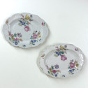 Paire de plats miniatures de la compagnie des Indes - XVIIIe siècle