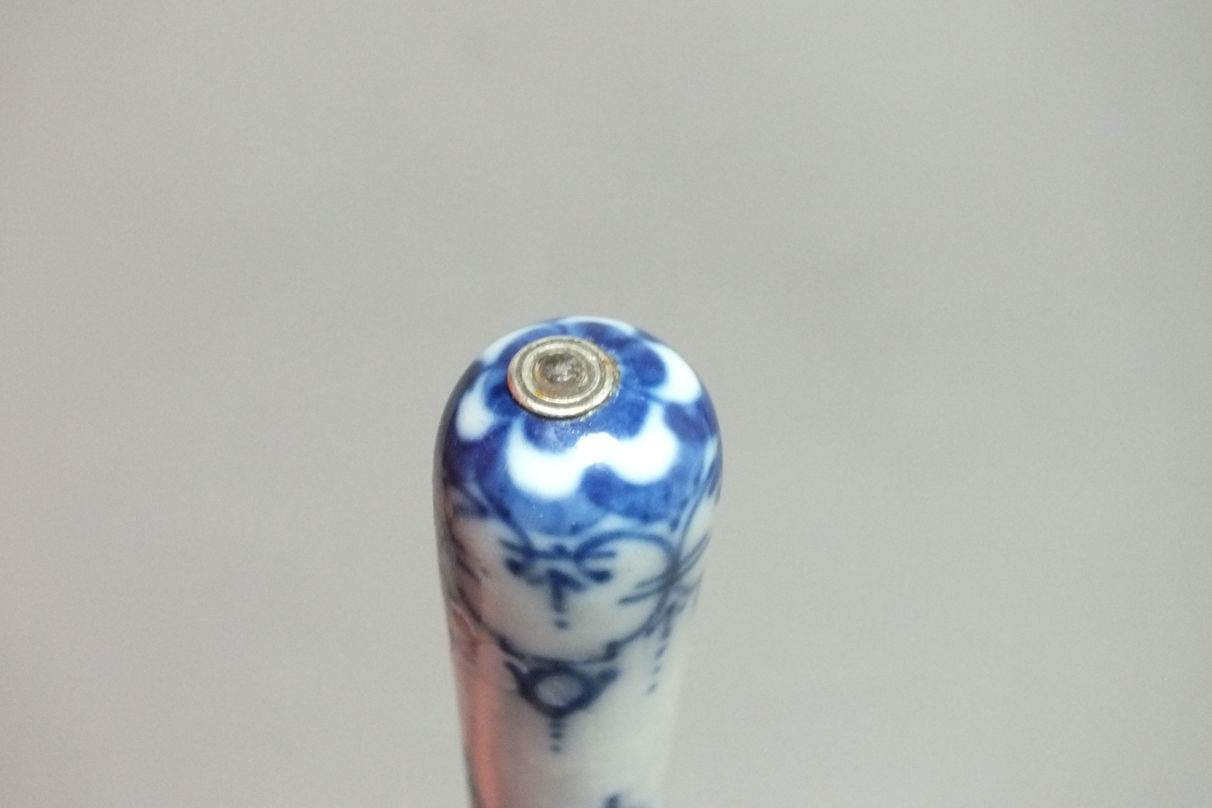Couteau et fourchette en porcelaine tendre de Saint-Cloud - XVIIIe siècle