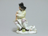 Meissen - Bagpipe player - eighteenth century