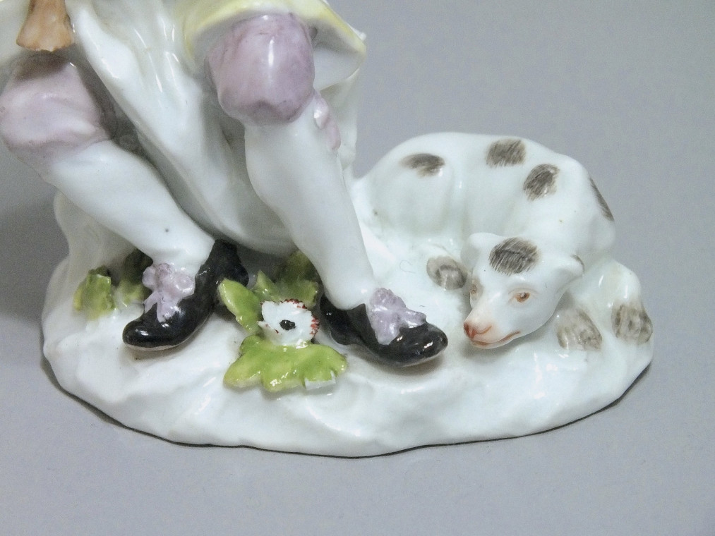 Meissen - Bagpipe player - eighteenth century