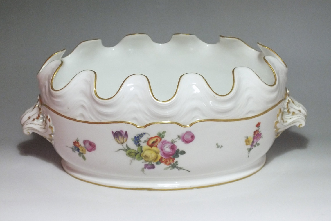 PARIS - Rafraîchissoir à verres - Manufacture de Clignancourt - XVIIIe Siècle