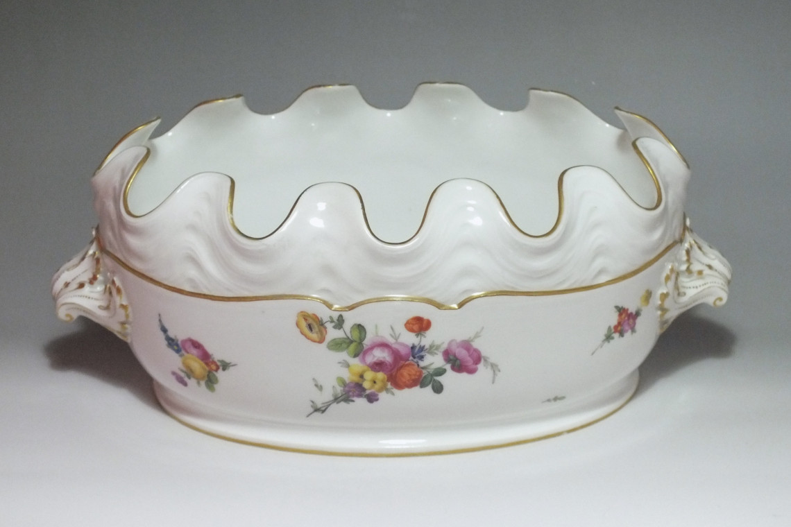 PARIS - Rafraîchissoir à verres - Manufacture de Clignancourt - XVIIIe Siècle