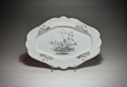 Marieberg (Suéde) - Plat aux chinois - XVIIIe Siècle