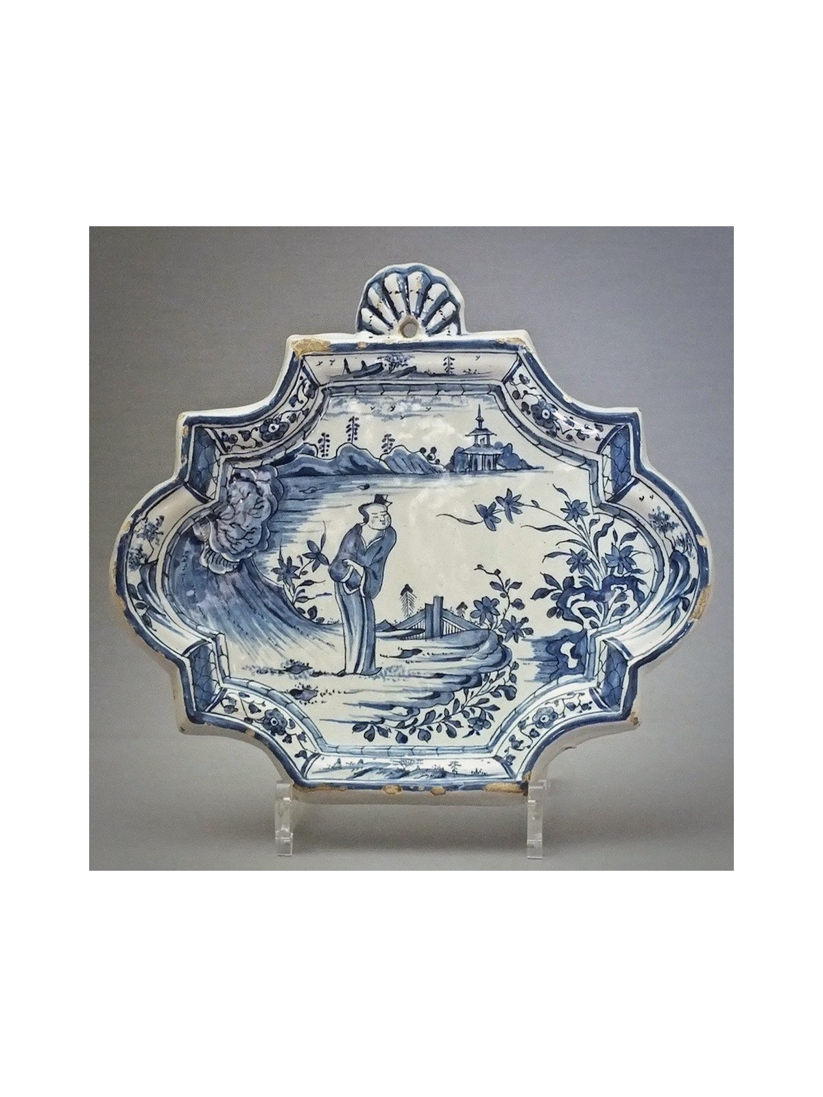 Delft - Plaque en faïence de Delft - XVIIIe Siècle