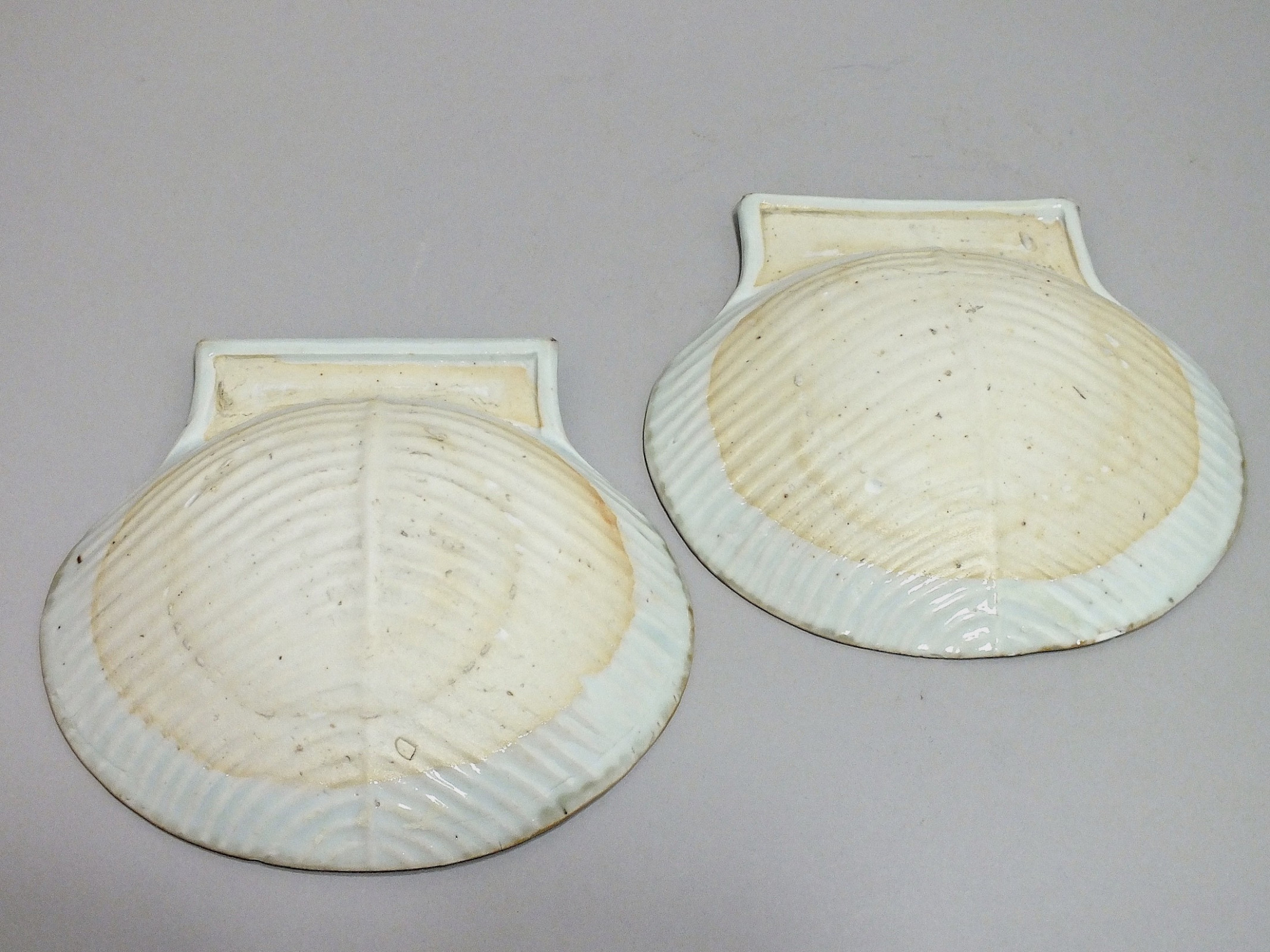 Chine - Paire de coquilles - Époque Kangxi