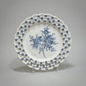 Marieberg (Suéde) - Assiette à bordure ajourée - XVIIIe Siècle