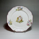 Meillonnas - Rare assiette à décor d'armoiries - XVIIIe siècle
