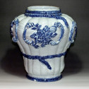 Nevers - earthenware vase decoration "wicker" - seventeenth century