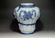 Nevers - Vase en faïence décor de "vannerie" - XVIIe siècle