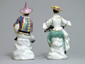 Meissen - Arlequin et Colombine - j.j Kandler - XVIIIe siècle