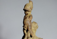 Pair of terracotta statuettes "Children Natural History» by Boizot.