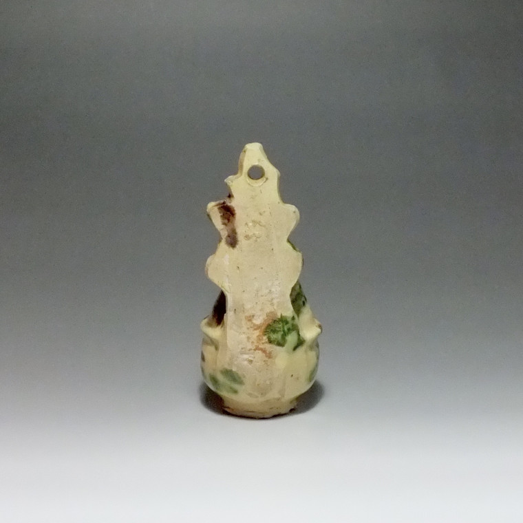 Lignon (Sarthe) - Bénitier en terre vernissée - XVIIe siècle