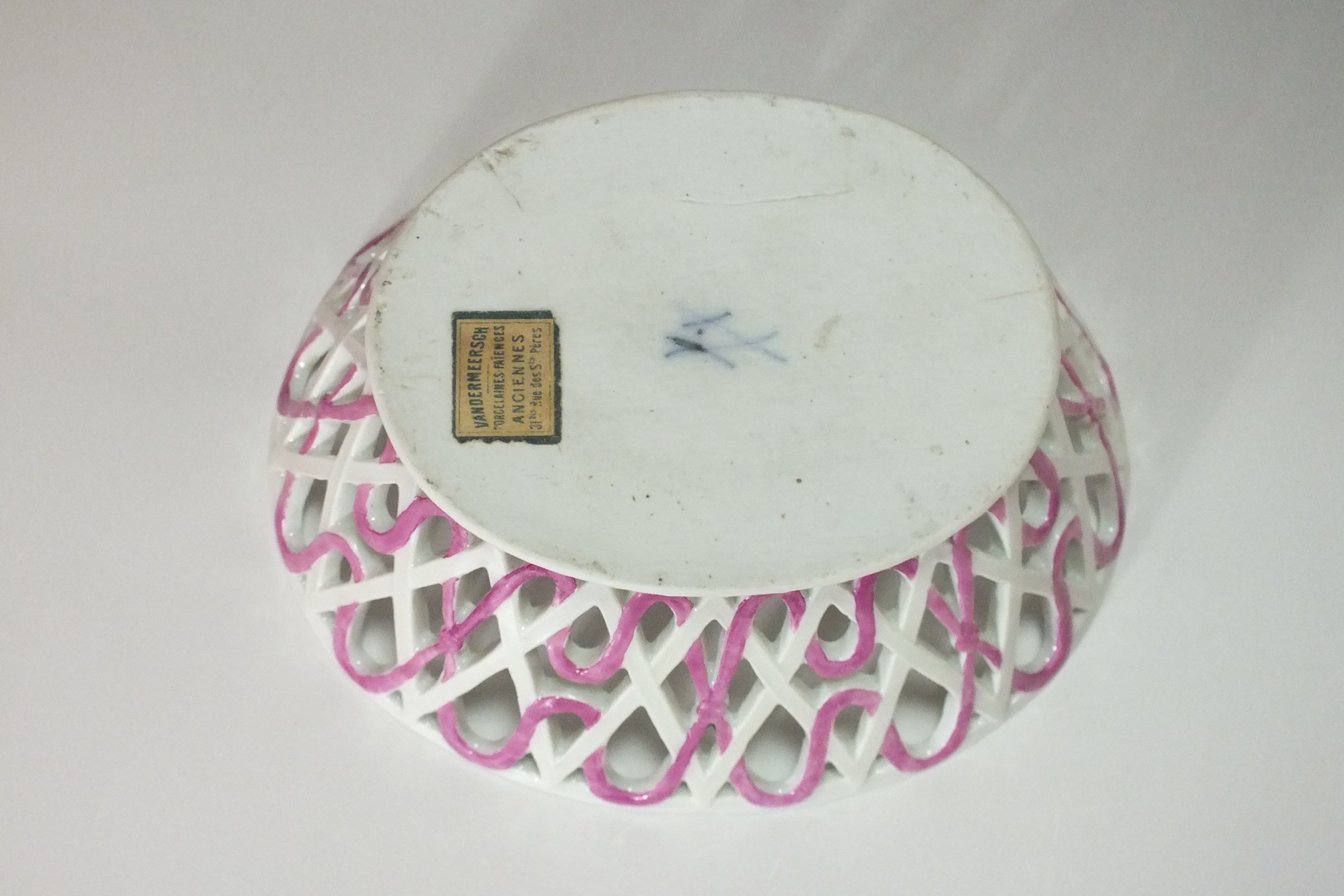 Meissen  - Marronière ajourée - XVIIIe siècle