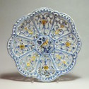 Savone ou Albisola - Coupe polychrome ajourée - Fin du XVIIe siècle